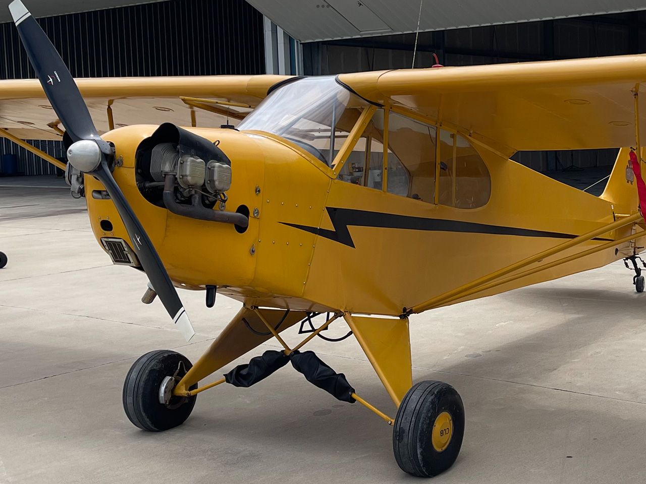 yellow piper cub available for raffe